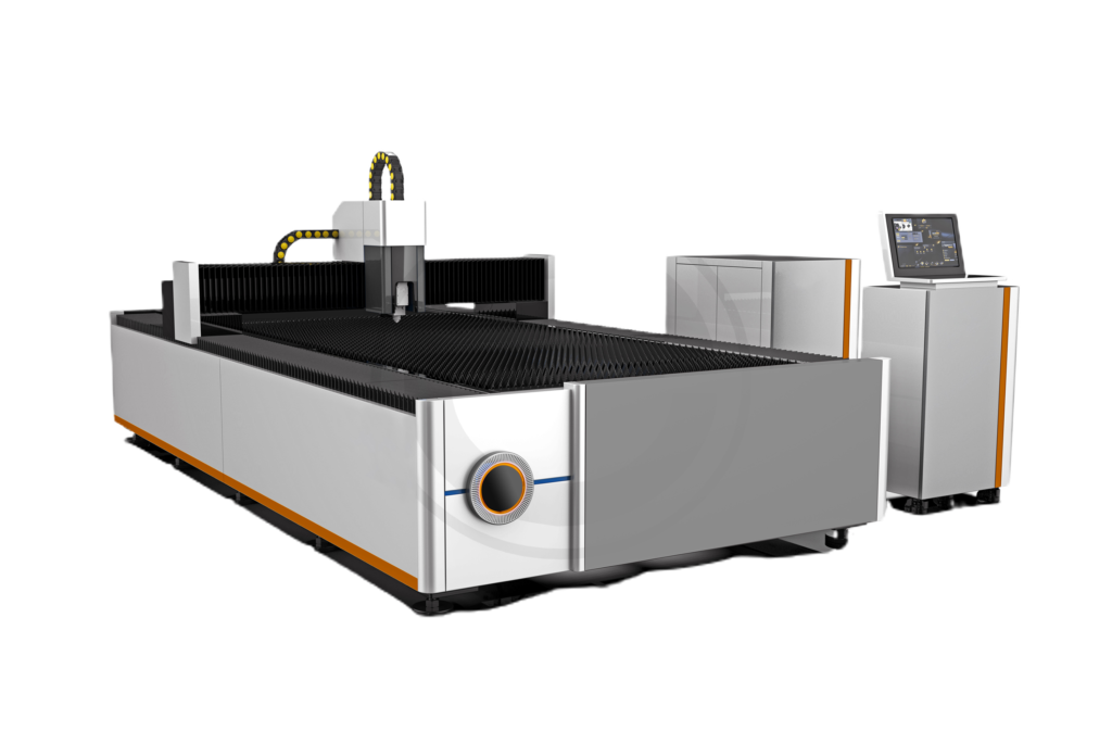 Single bed fiber laser-cutting machine