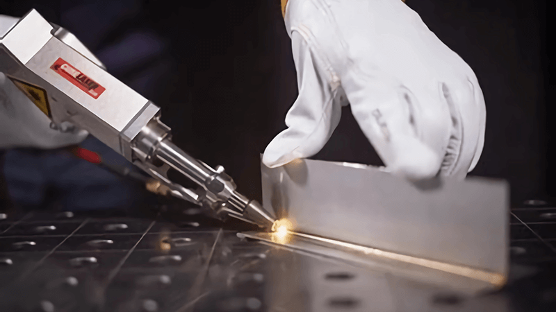 laser welding operation