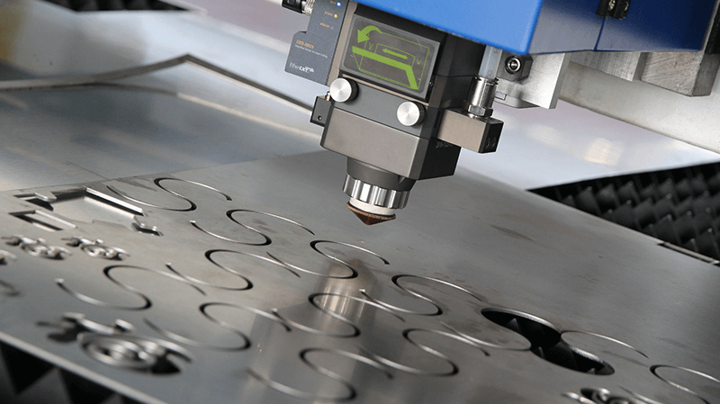 laser cutting metal