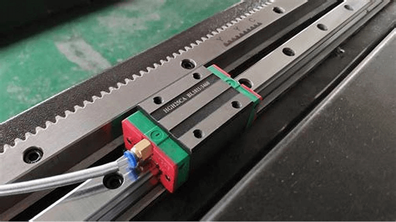 laser guide rail