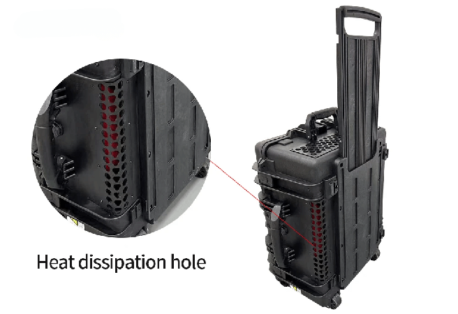 luggage laser cleaning heat dissipation