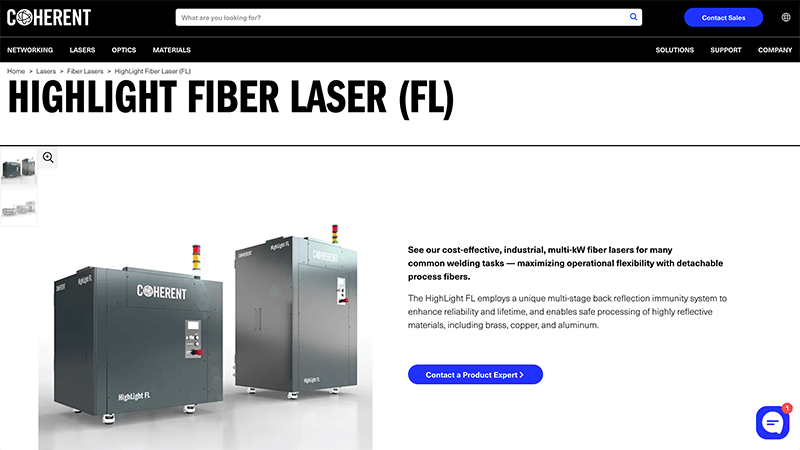 coherent laser welding