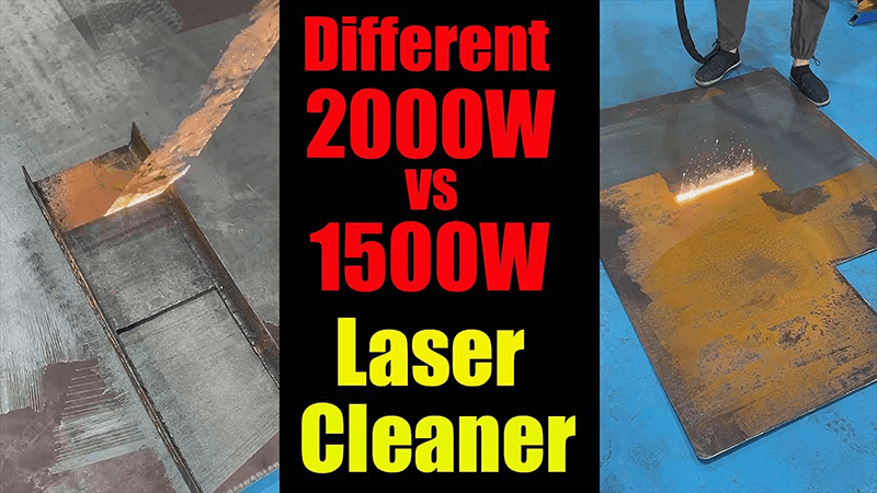 laser cleaning different power