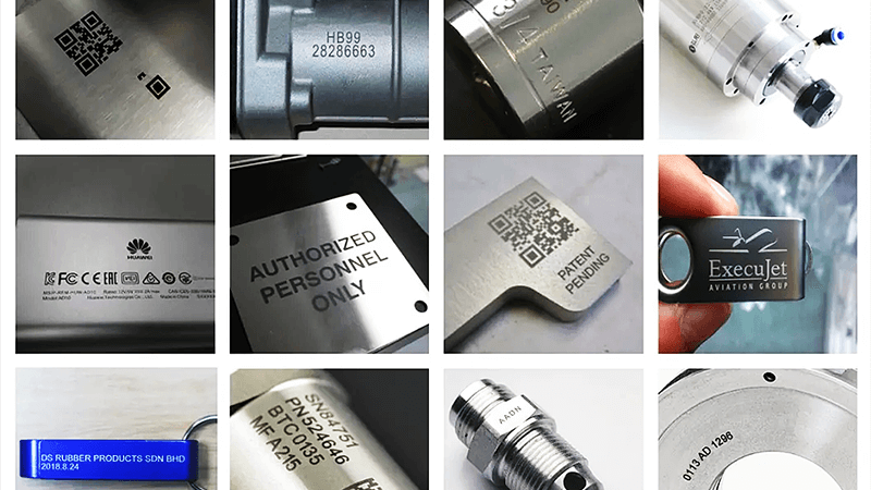 laser marking samples