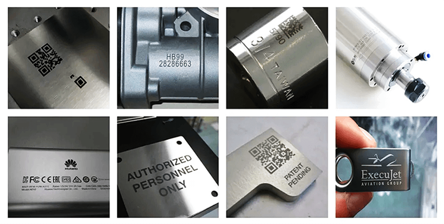 laser marking samples