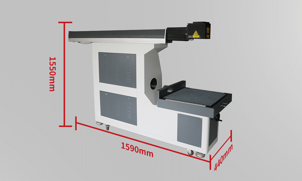 Large Format 3D CO2 Laser Marking Machine Size 1