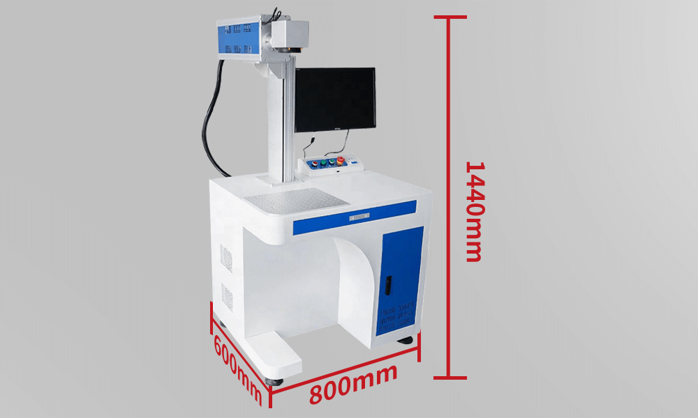 desktop co2 laser marking machine size 2