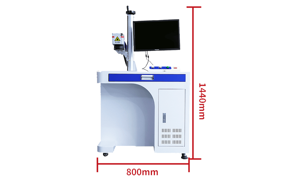 desktop laser marking machine size 1