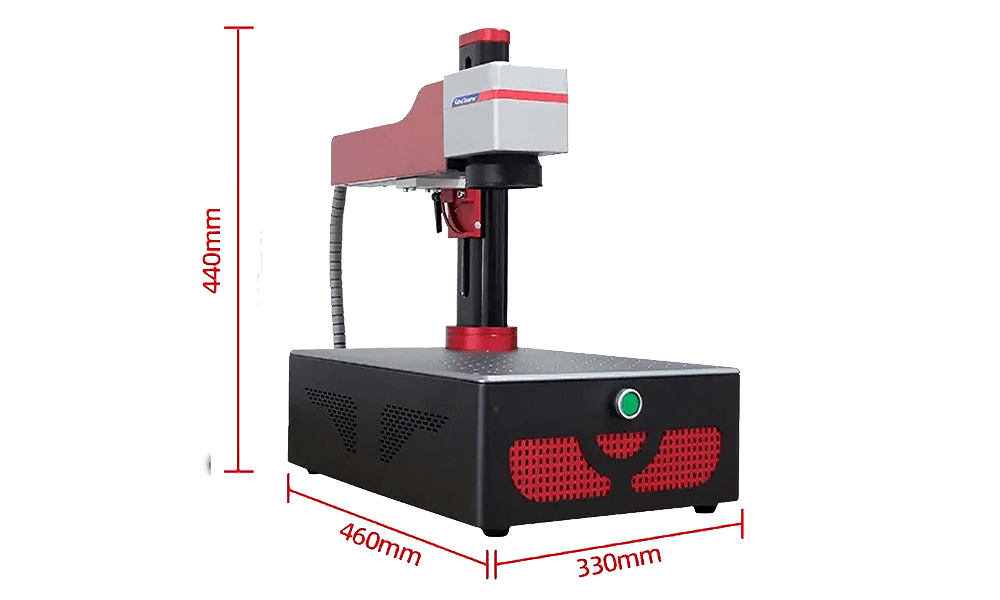 folding laser marking machine size 1