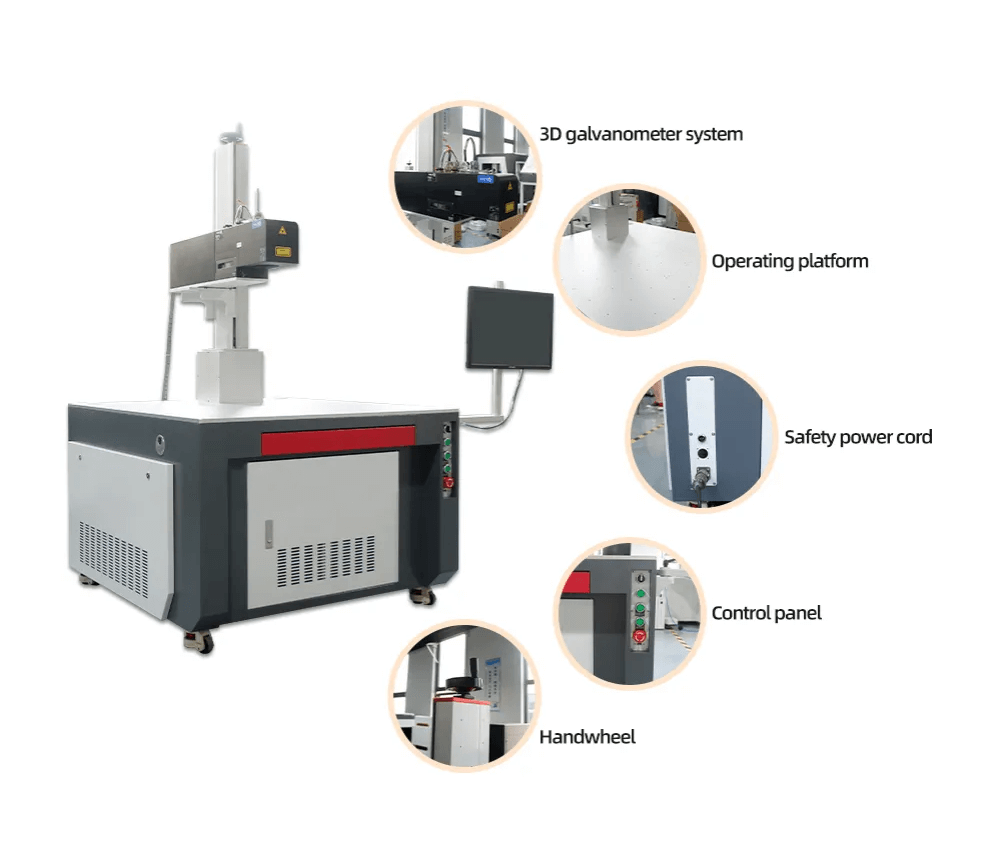 large format 3D laser marking machine 6