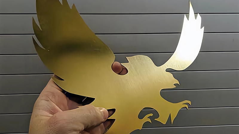 laser cutting brass pattern