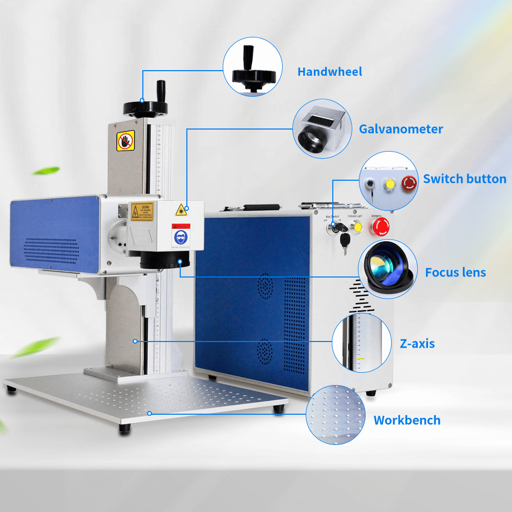 split-type co2 laser marking machine parts