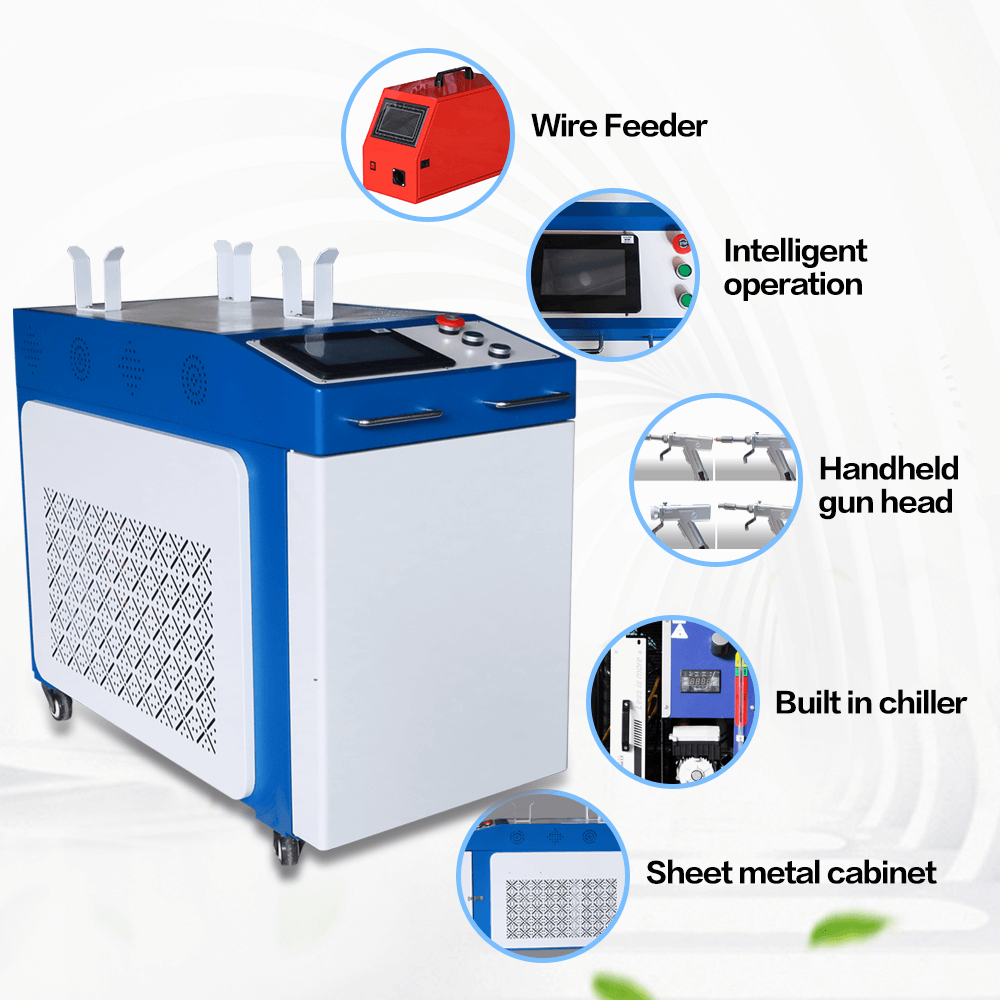 4-in-1 Economy Laser Welding Machine Size Details