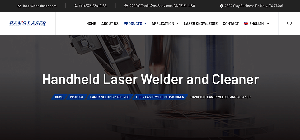 Han's laser welder