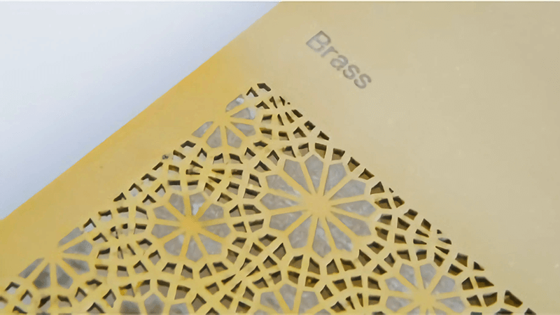 fiber laser cutting brass