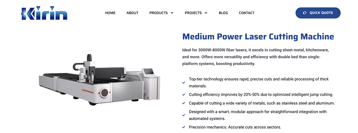 fiber laser cutting machine manufacturer