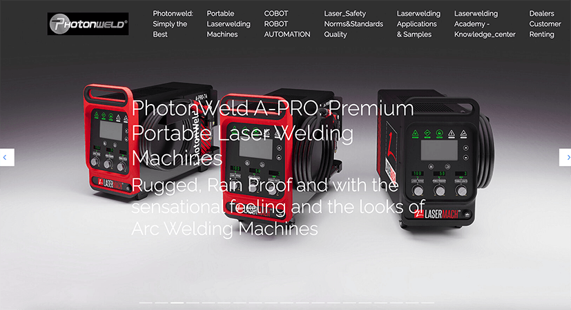 photoweld laser welding machine