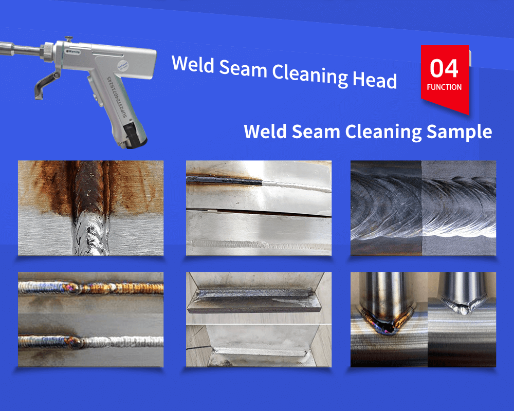 welding seam cleaning head