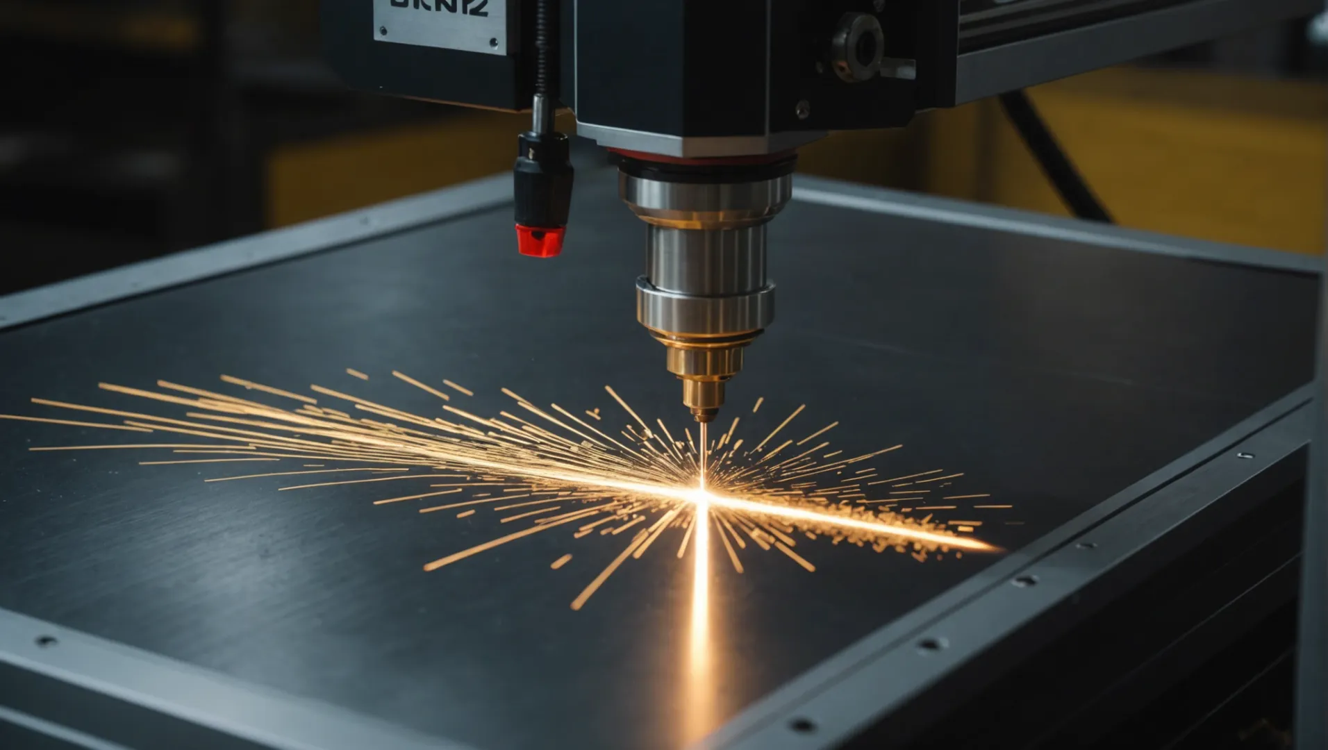 Fiber laser marking on metal