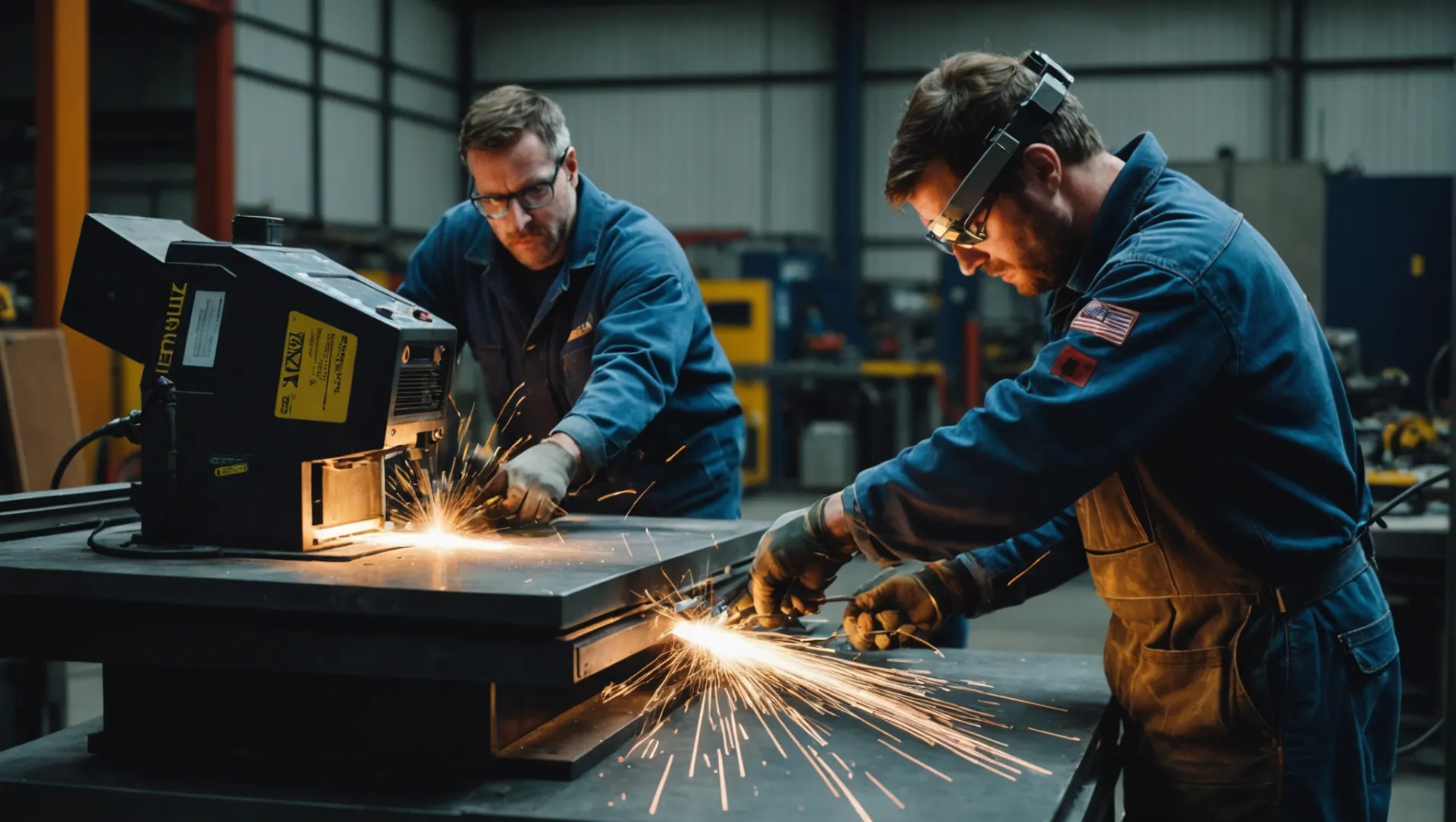 Comparison of laser welding and traditional welding techniques in a workshop setting