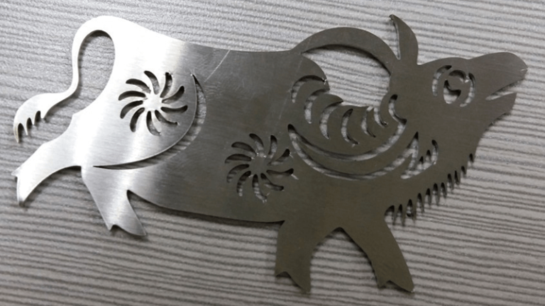 Fiber Laser Cutting Machine Stainless Steel Sample Showcase