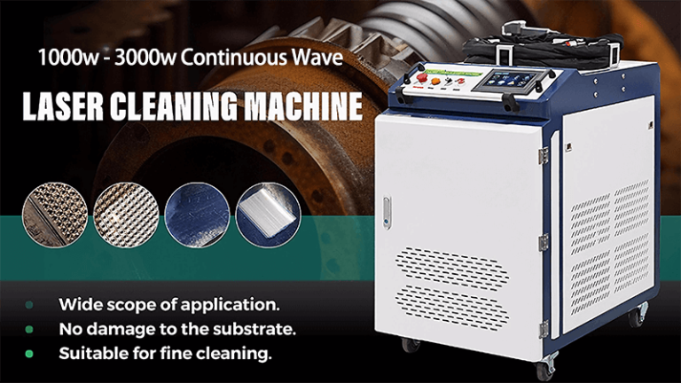 Laser cleaning machine, 1000w - 3000w continuous wave technology