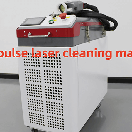 200W pulse laser cleaning machine, powerful cleaning for rust removal