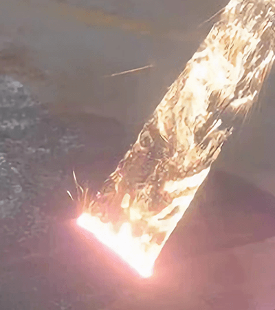 Kirin Laser cleaning rust off metal surface, high-performance cleaning solution