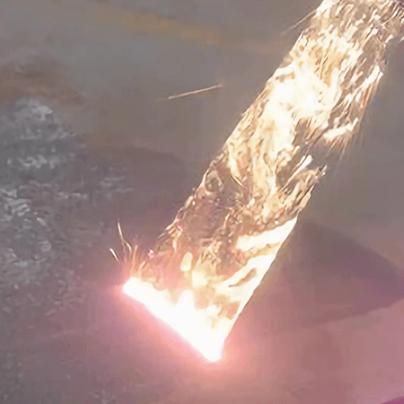 Kirin Laser cleaning rust off metal surface, high-performance cleaning solution