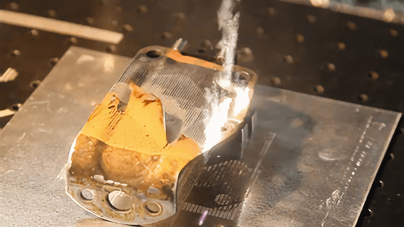 Laser and metal interaction