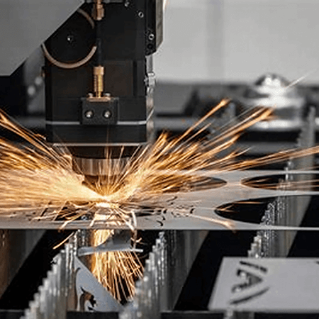 Laser cutting of stainless steel patterns, precise cuts