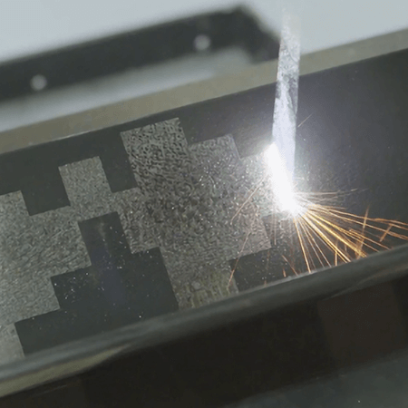 Laser cleaning of coating on metal surface