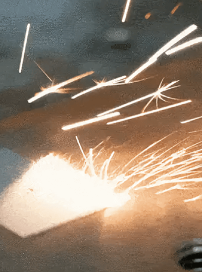 Laser cleaning of paint coating on metal surface