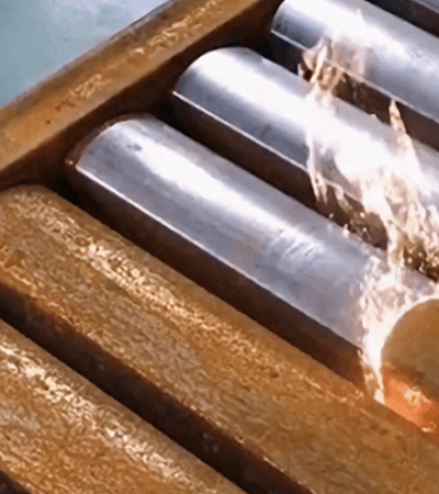 Laser cleaning of rust on conveyor pulley