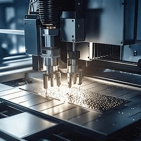 Laser cutting machine cutting display